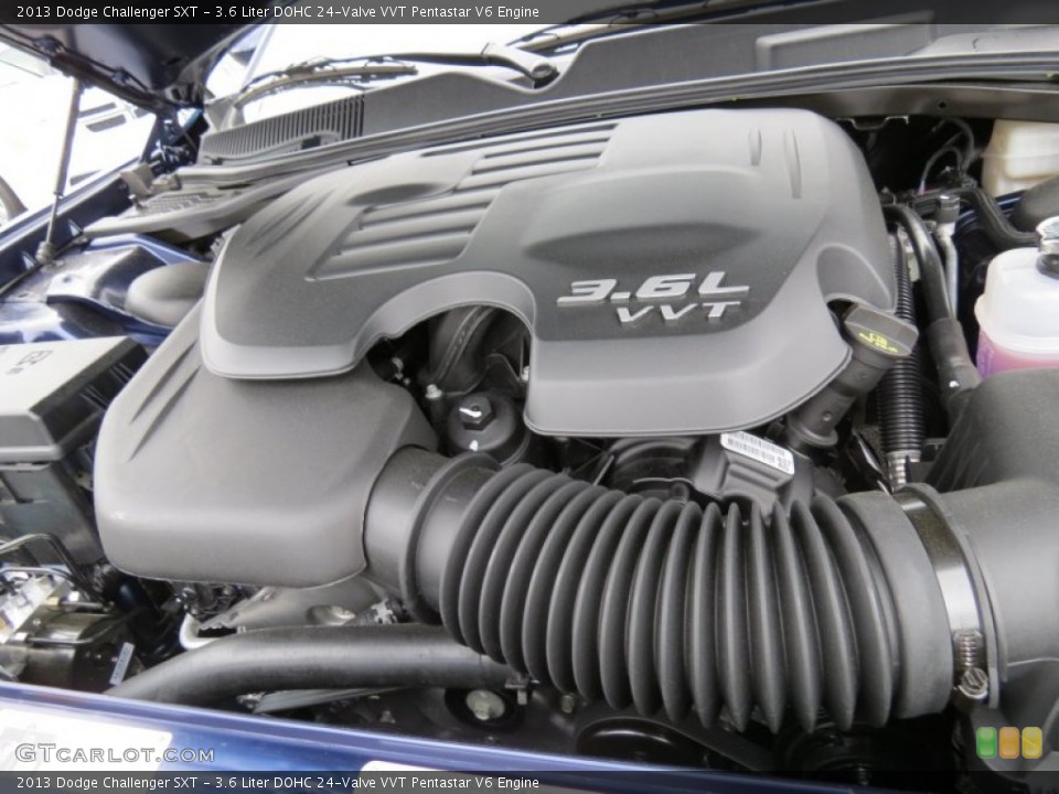 3.6 Liter DOHC 24-Valve VVT Pentastar V6 Engine for the 2013 Dodge Challenger #80610286