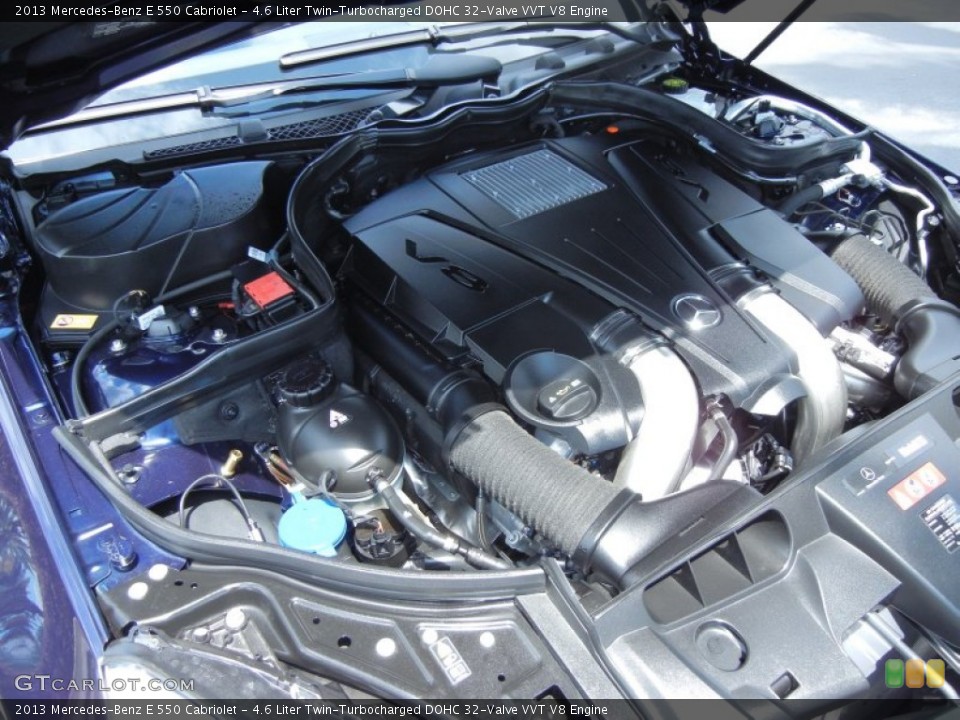 4.6 Liter Twin-Turbocharged DOHC 32-Valve VVT V8 Engine for the 2013 Mercedes-Benz E #80626242