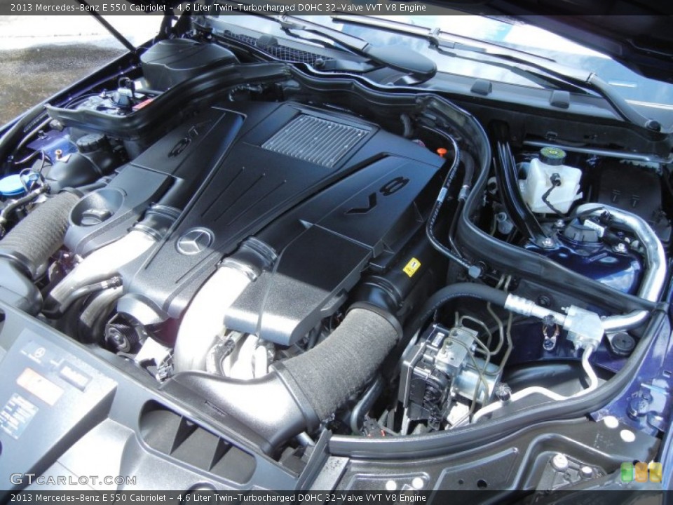 4.6 Liter Twin-Turbocharged DOHC 32-Valve VVT V8 Engine for the 2013 Mercedes-Benz E #80626270