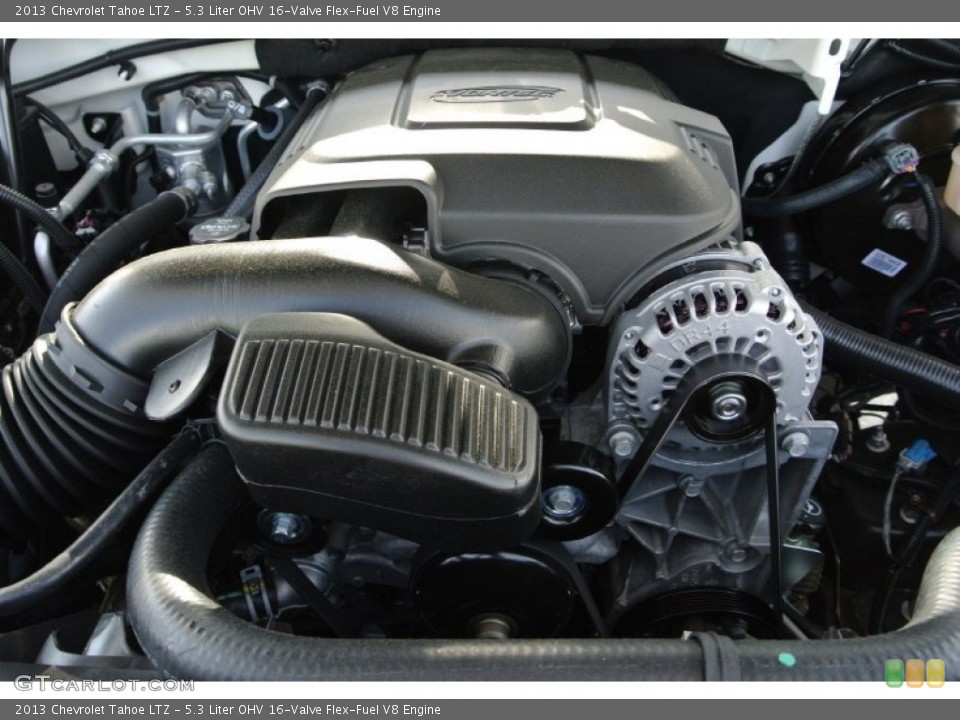 5.3 Liter OHV 16-Valve Flex-Fuel V8 Engine for the 2013 Chevrolet Tahoe #80630711