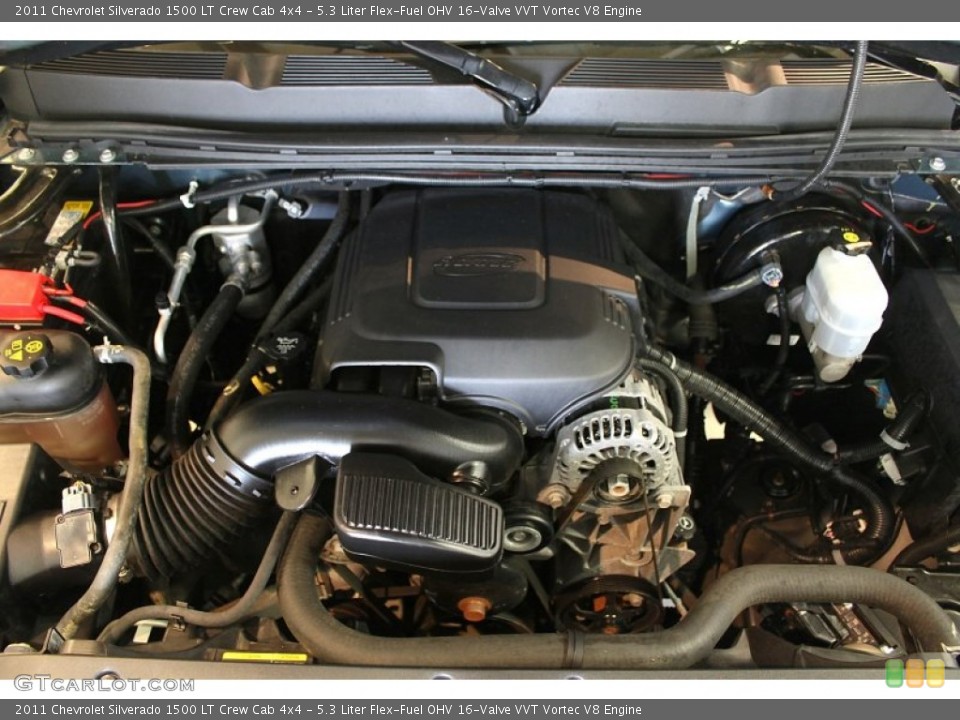 5.3 Liter Flex-Fuel OHV 16-Valve VVT Vortec V8 Engine for the 2011 Chevrolet Silverado 1500 #80635579