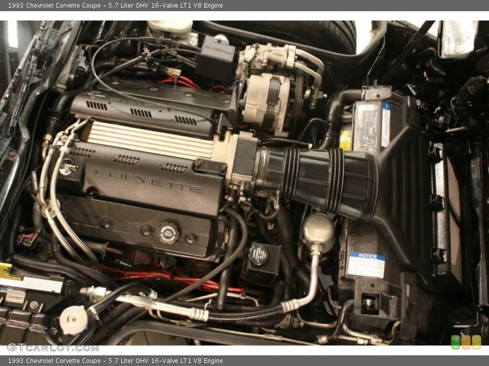 5.7 Liter OHV 16-Valve LT1 V8 Engine for the 1993 Chevrolet Corvette #80638884
