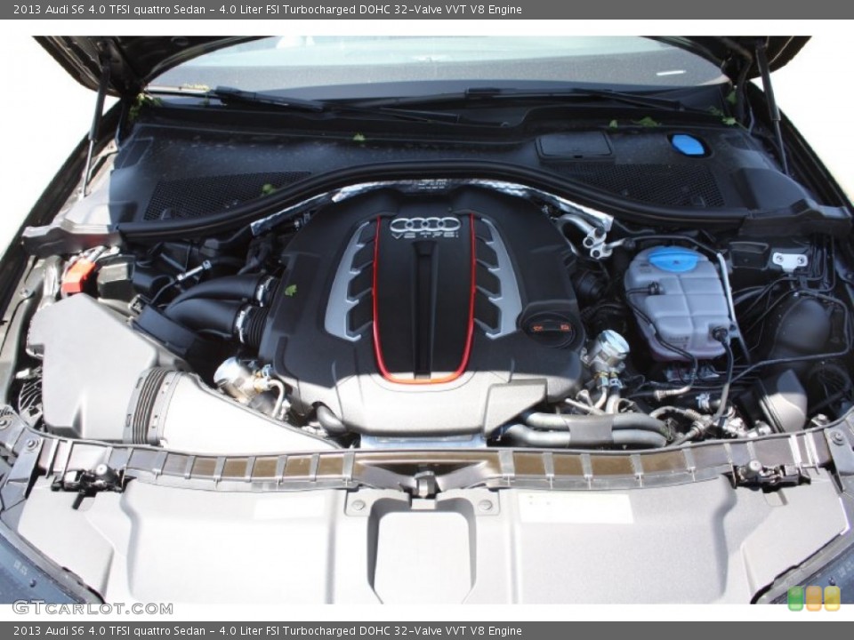 4.0 Liter FSI Turbocharged DOHC 32-Valve VVT V8 Engine for the 2013 Audi S6 #80640733