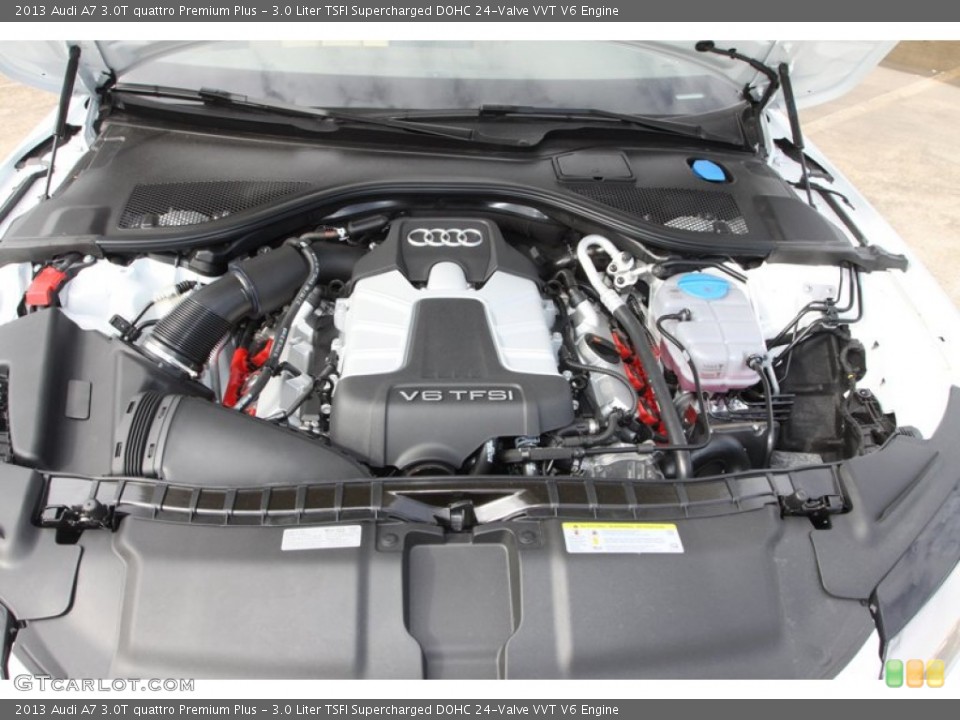 3.0 Liter TSFI Supercharged DOHC 24-Valve VVT V6 Engine for the 2013 Audi A7 #80640886