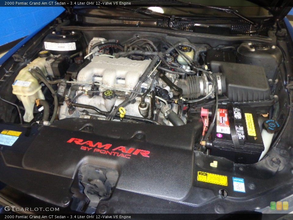 3.4 Liter OHV 12-Valve V6 Engine for the 2000 Pontiac Grand Am #80643523
