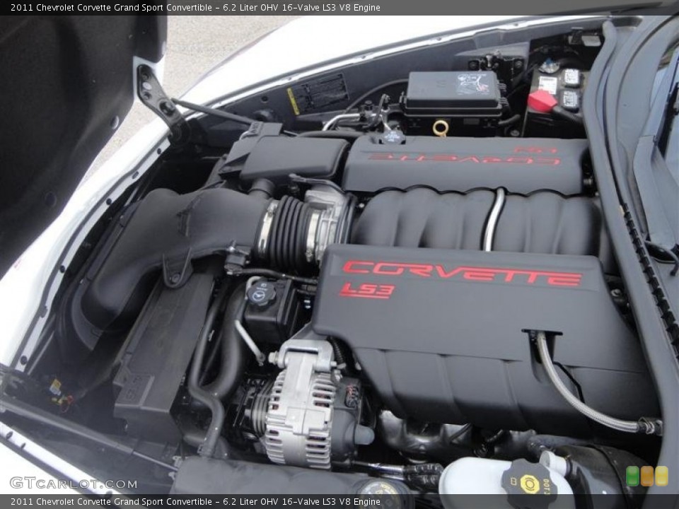 6.2 Liter OHV 16-Valve LS3 V8 Engine for the 2011 Chevrolet Corvette #80648341