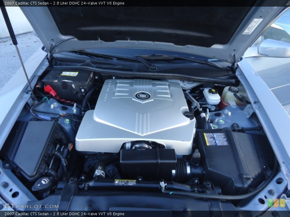 2.8 Liter DOHC 24-Valve VVT V6 2007 Cadillac CTS Engine