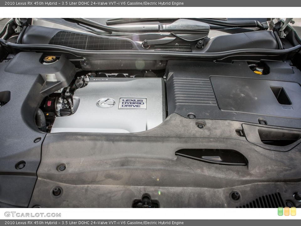 3.5 Liter DOHC 24-Valve VVT-i V6 Gasoline/Electric Hybrid Engine for the 2010 Lexus RX #80651424