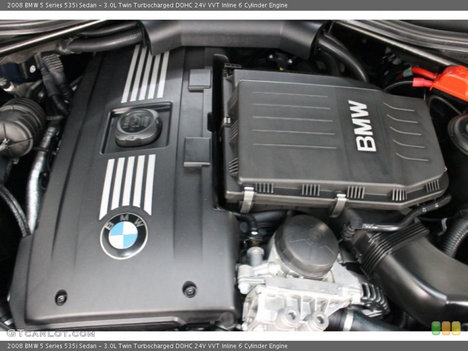 3.0L Twin Turbocharged DOHC 24V VVT Inline 6 Cylinder Engine for the 2008 BMW 5 Series #80651778