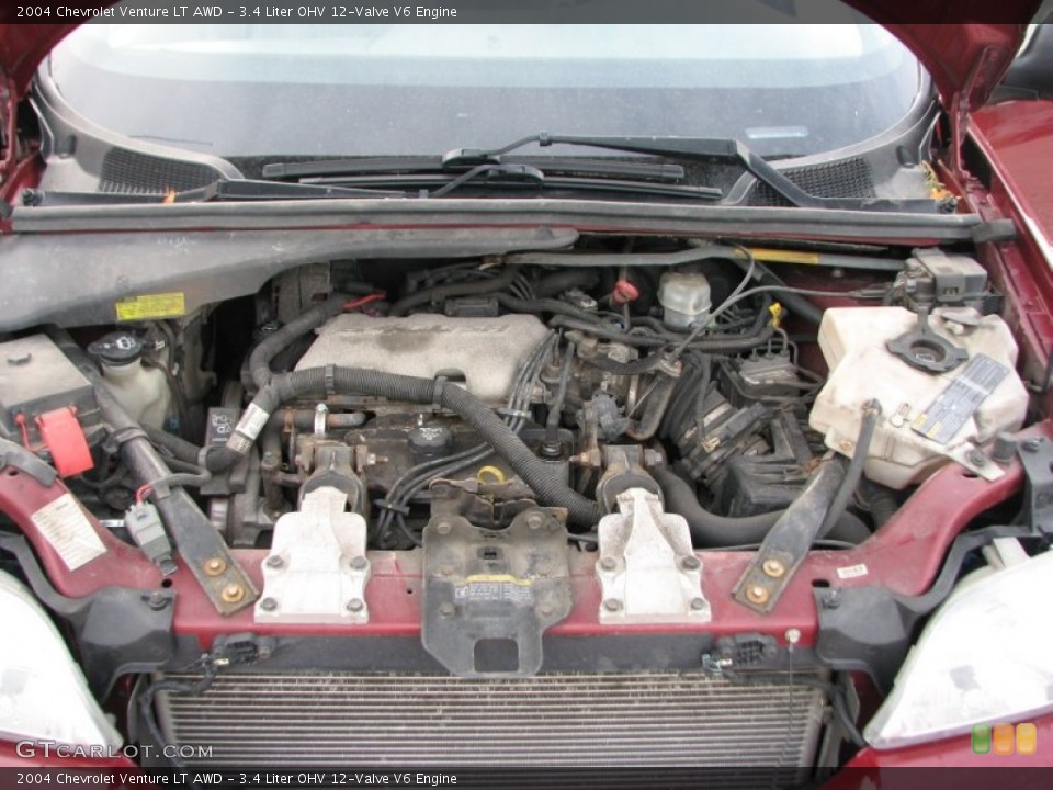 3.4 Liter OHV 12-Valve V6 Engine for the 2004 Chevrolet Venture #80655084