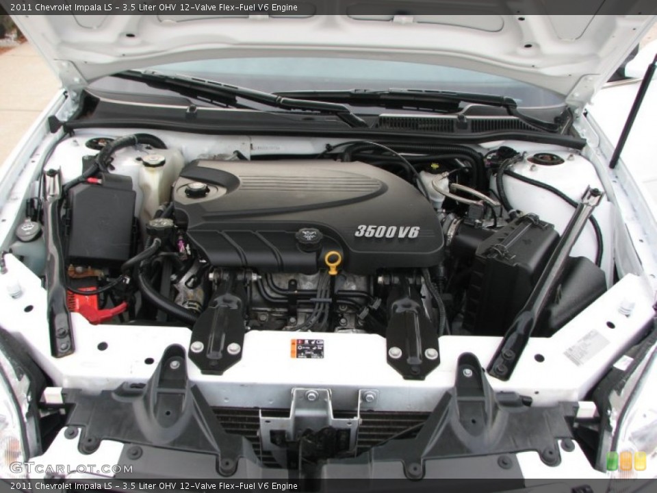 3.5 Liter OHV 12-Valve Flex-Fuel V6 Engine for the 2011 Chevrolet Impala #80655362