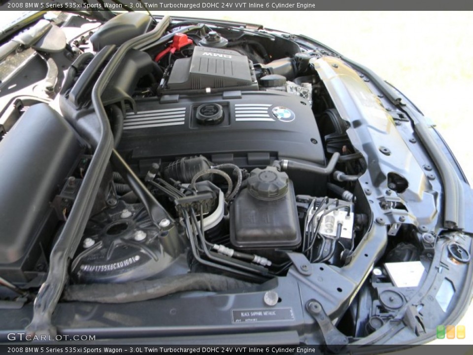 3.0L Twin Turbocharged DOHC 24V VVT Inline 6 Cylinder Engine for the 2008 BMW 5 Series #80657133
