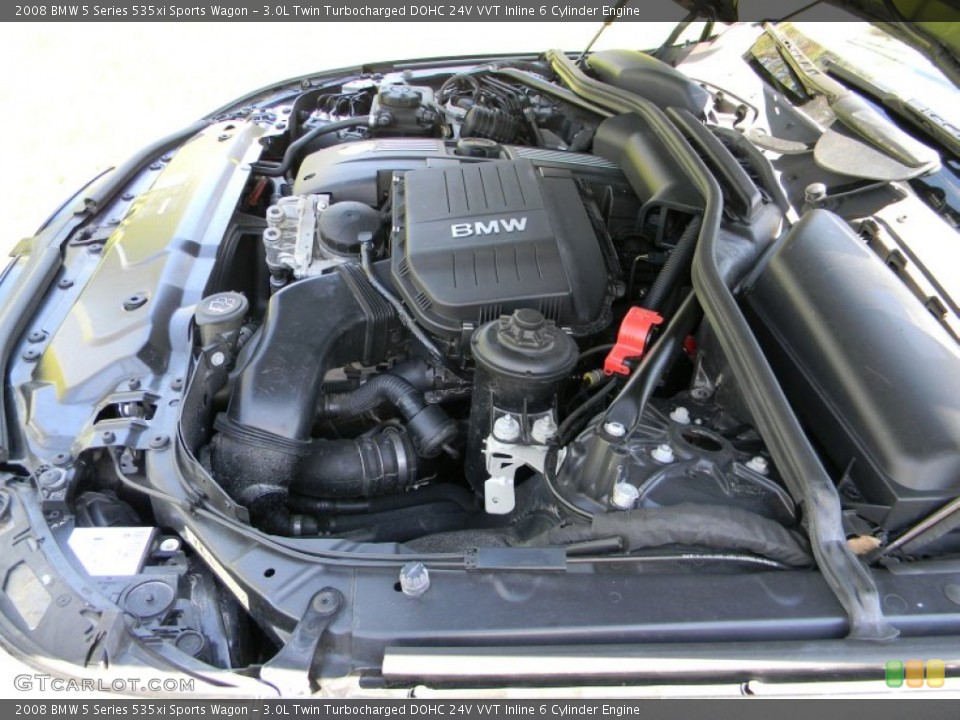 3.0L Twin Turbocharged DOHC 24V VVT Inline 6 Cylinder Engine for the 2008 BMW 5 Series #80657186