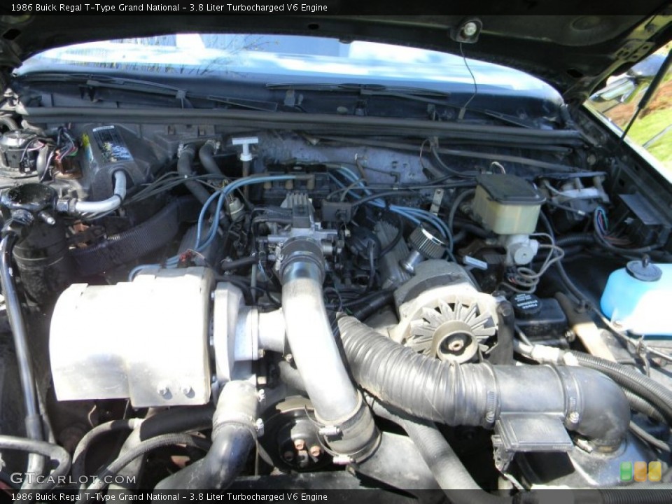3.8 Liter Turbocharged V6 Engine for the 1986 Buick Regal #80657877