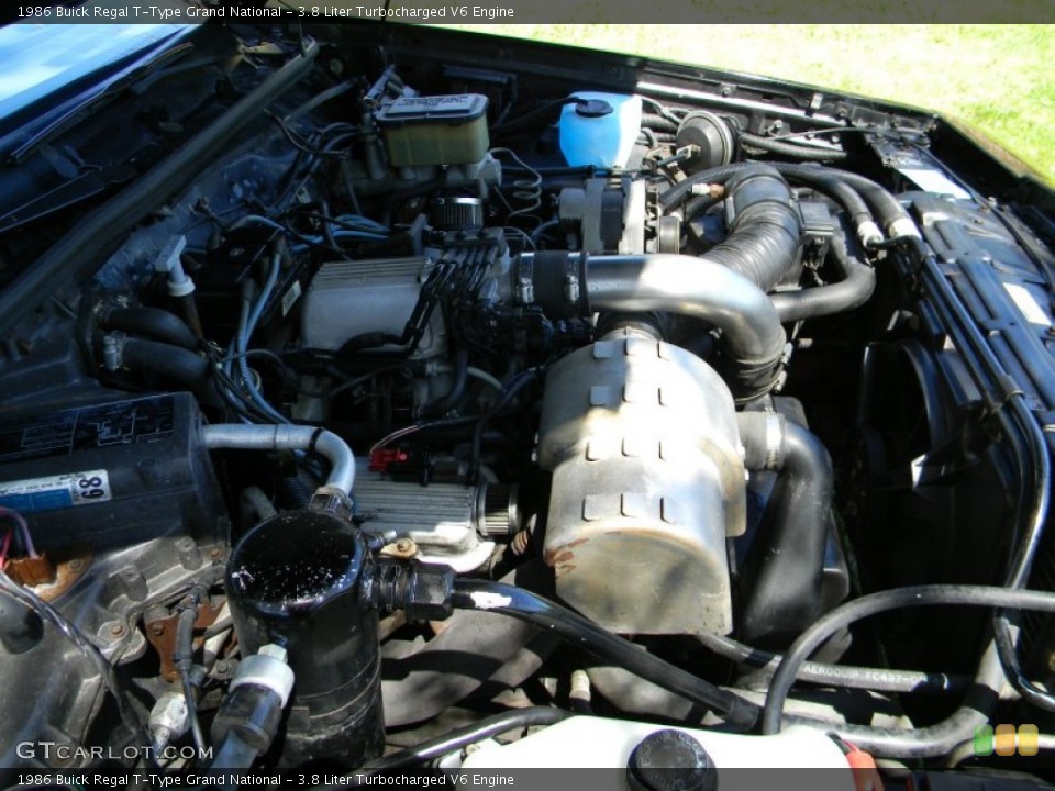 3.8 Liter Turbocharged V6 Engine for the 1986 Buick Regal #80657898