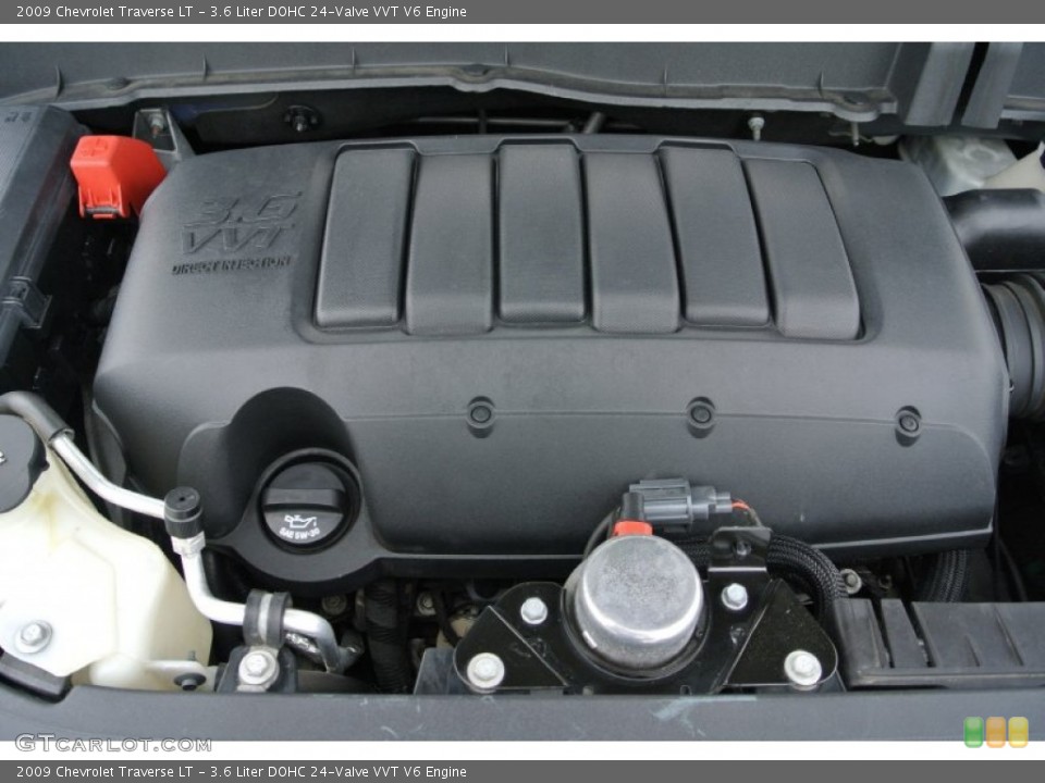 3.6 Liter DOHC 24-Valve VVT V6 Engine for the 2009 Chevrolet Traverse #80664027