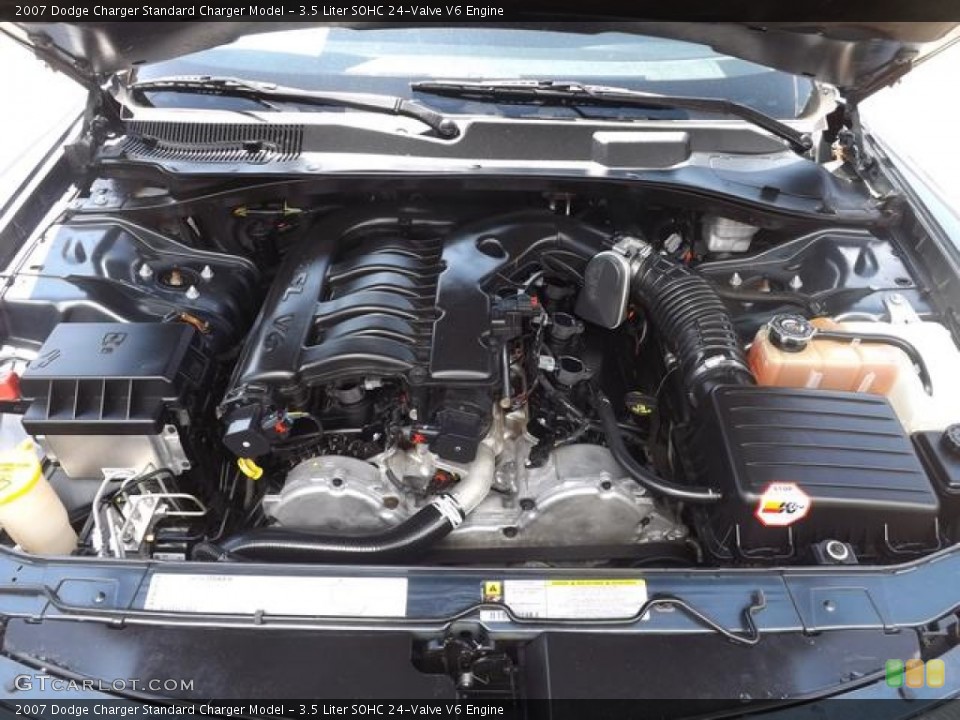 3.5 Liter SOHC 24-Valve V6 2007 Dodge Charger Engine