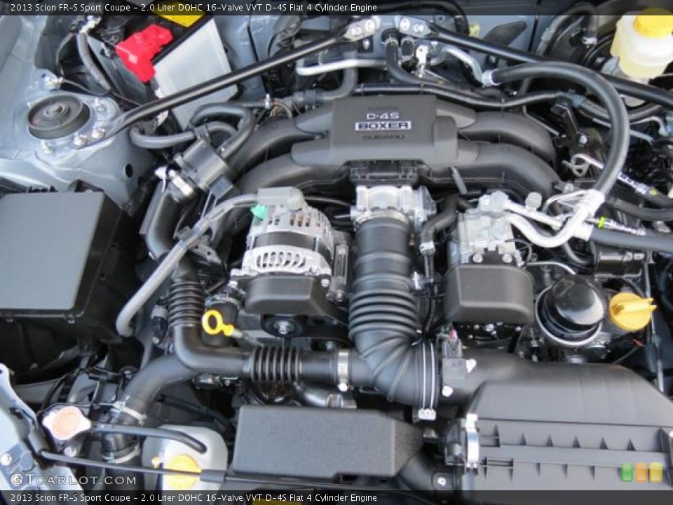 2.0 Liter DOHC 16-Valve VVT D-4S Flat 4 Cylinder Engine for the 2013 Scion FR-S #80681940