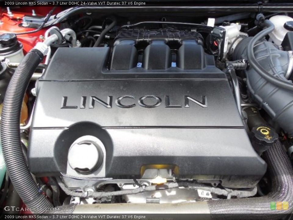 3.7 Liter DOHC 24-Valve VVT Duratec 37 V6 Engine for the 2009 Lincoln MKS #80683118