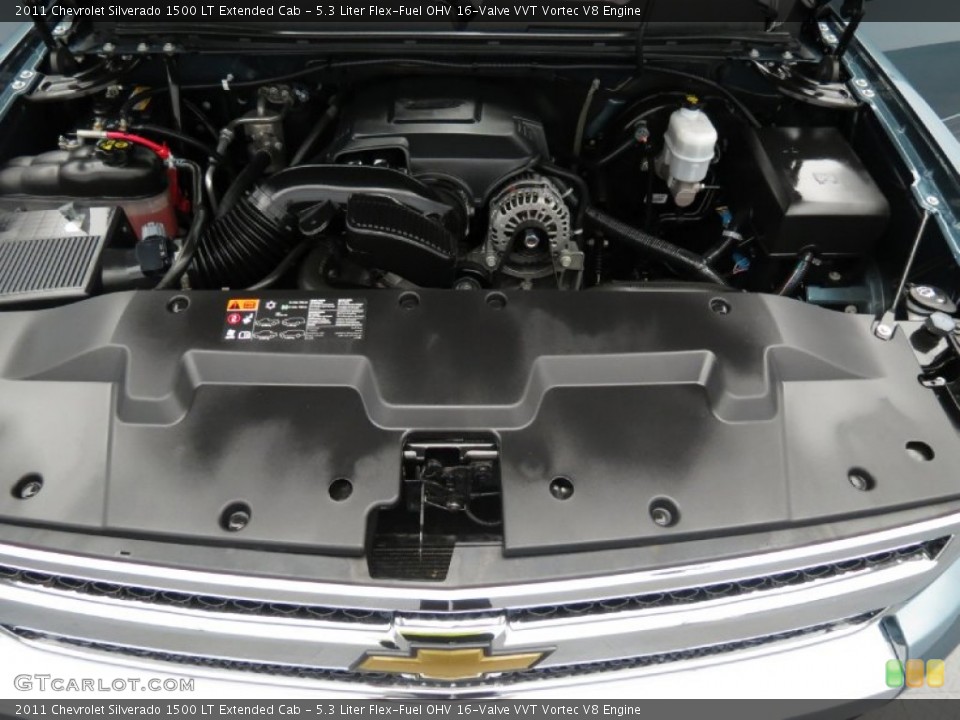 5.3 Liter Flex-Fuel OHV 16-Valve VVT Vortec V8 Engine for the 2011 Chevrolet Silverado 1500 #80691202