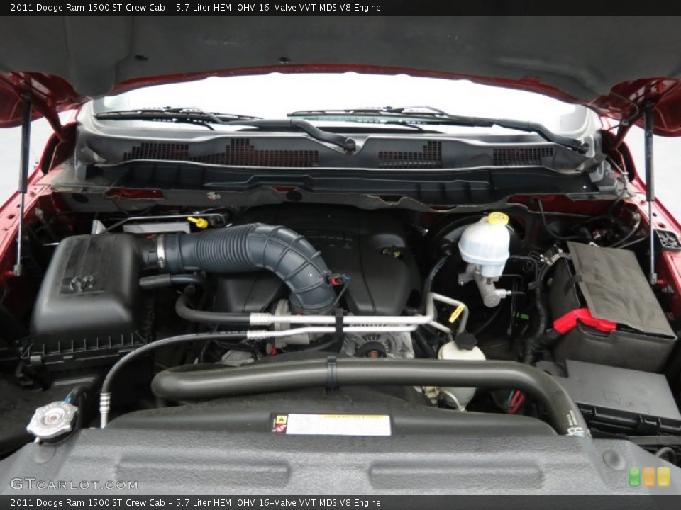 5.7 Liter HEMI OHV 16-Valve VVT MDS V8 Engine for the 2011 Dodge Ram 1500 #80693198