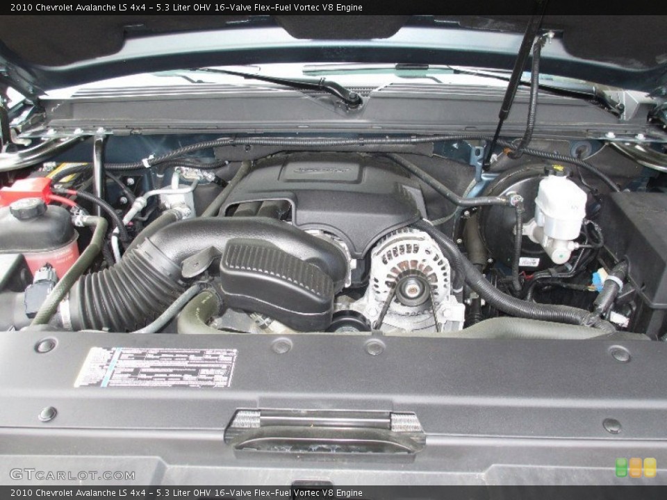 5.3 Liter OHV 16-Valve Flex-Fuel Vortec V8 Engine for the 2010 Chevrolet Avalanche #80697086