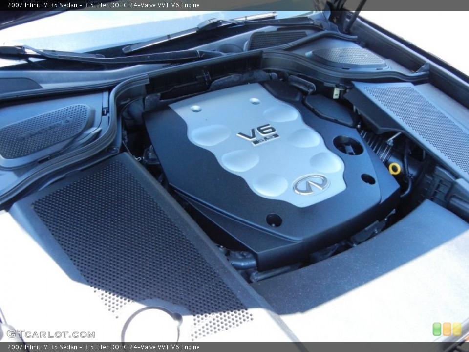 3.5 Liter DOHC 24-Valve VVT V6 2007 Infiniti M Engine