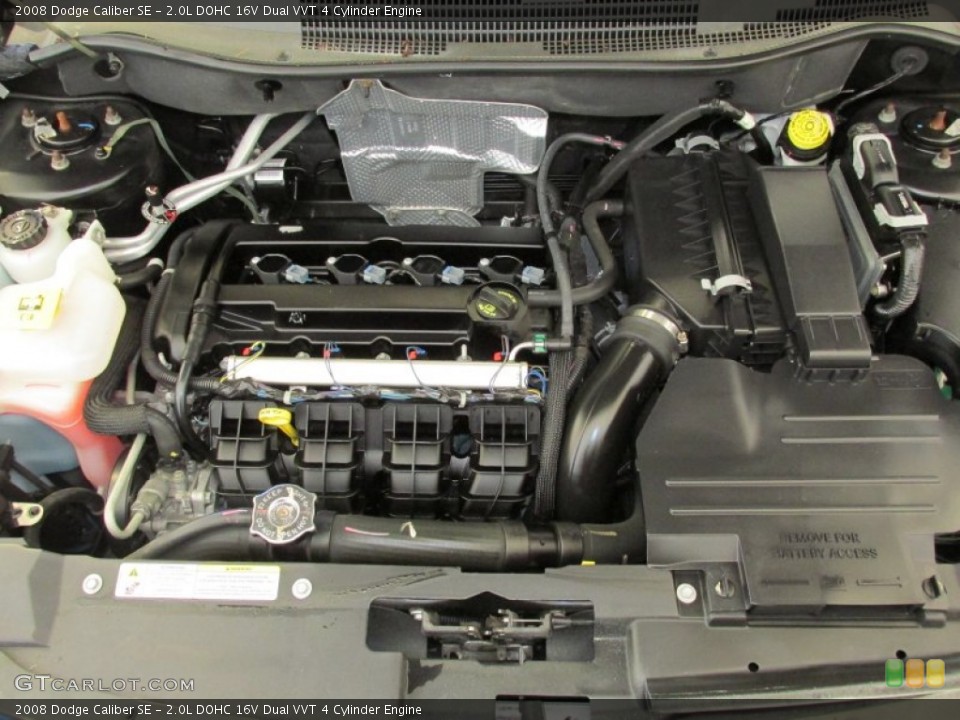 2.0L DOHC 16V Dual VVT 4 Cylinder 2008 Dodge Caliber Engine