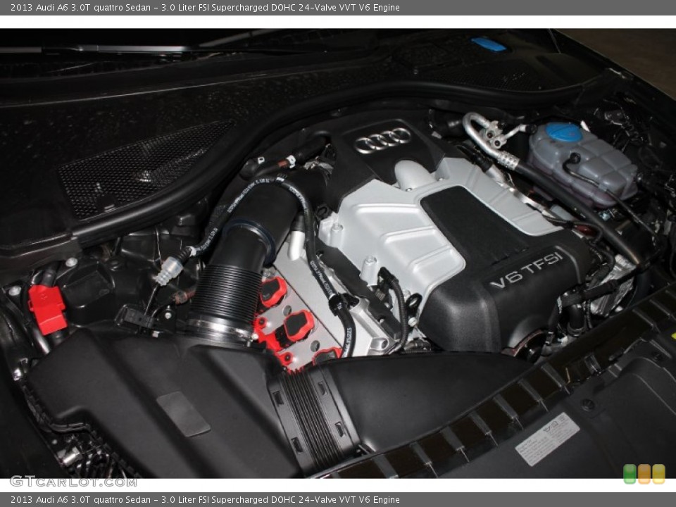 3.0 Liter FSI Supercharged DOHC 24-Valve VVT V6 Engine for the 2013 Audi A6 #80702288