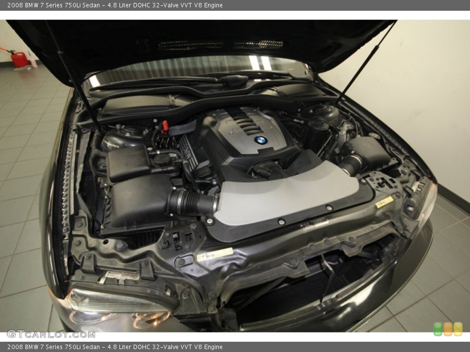 4.8 Liter DOHC 32-Valve VVT V8 Engine for the 2008 BMW 7 Series #80704356
