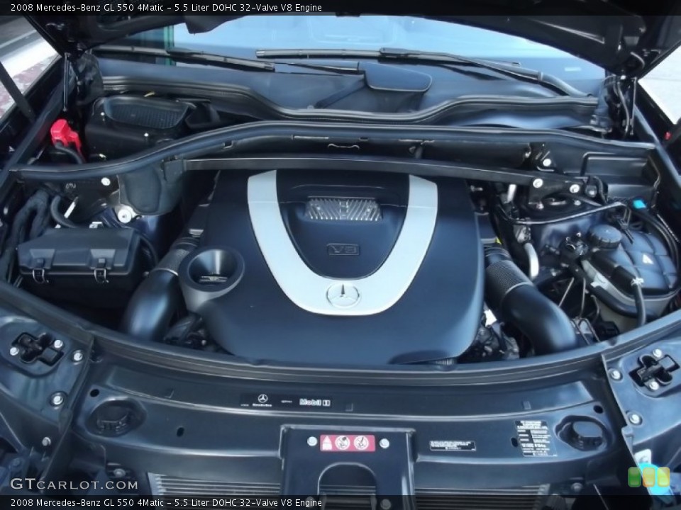 5.5 Liter DOHC 32-Valve V8 Engine for the 2008 Mercedes-Benz GL #80710589