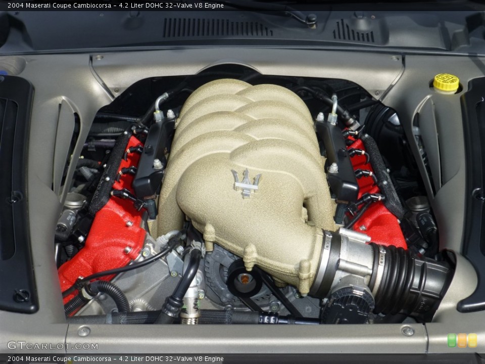 4.2 Liter DOHC 32-Valve V8 2004 Maserati Coupe Engine