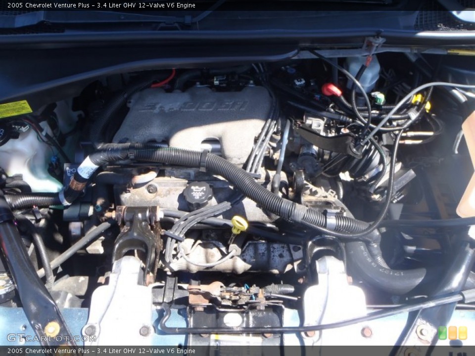 3.4 Liter OHV 12-Valve V6 Engine for the 2005 Chevrolet Venture #80724004
