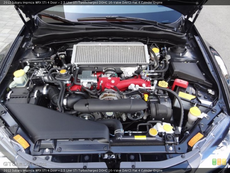 2.5 Liter STi Turbocharged DOHC 16-Valve DAVCS Flat 4 Cylinder Engine for the 2012 Subaru Impreza #80738829