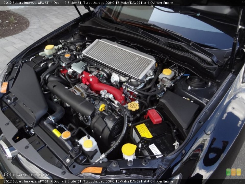 2.5 Liter STi Turbocharged DOHC 16-Valve DAVCS Flat 4 Cylinder Engine for the 2012 Subaru Impreza #80738850