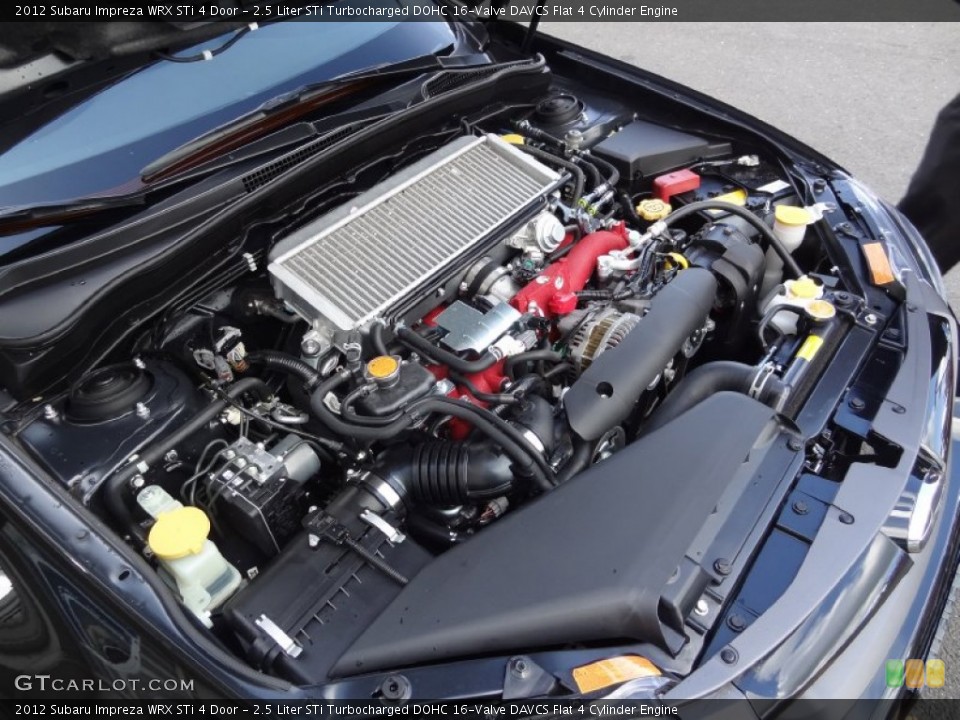 2.5 Liter STi Turbocharged DOHC 16-Valve DAVCS Flat 4 Cylinder Engine for the 2012 Subaru Impreza #80738874