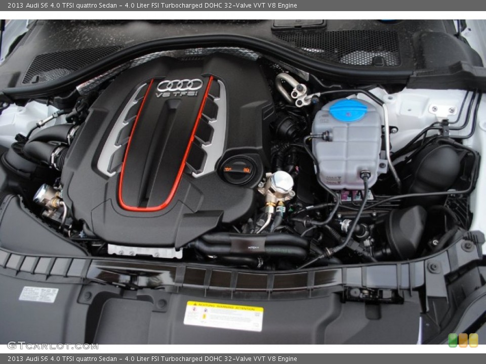 4.0 Liter FSI Turbocharged DOHC 32-Valve VVT V8 Engine for the 2013 Audi S6 #80739615