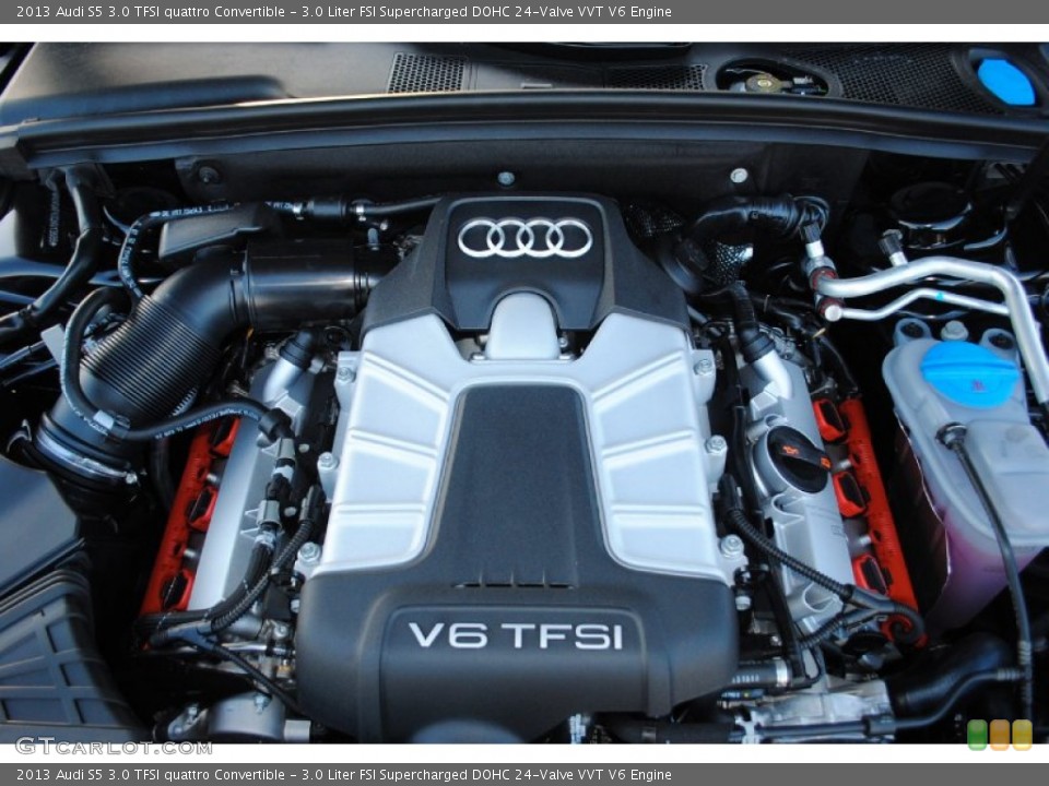 3.0 Liter FSI Supercharged DOHC 24-Valve VVT V6 Engine for the 2013 Audi S5 #80744972