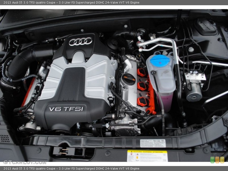 3.0 Liter FSI Supercharged DOHC 24-Valve VVT V6 Engine for the 2013 Audi S5 #80752834