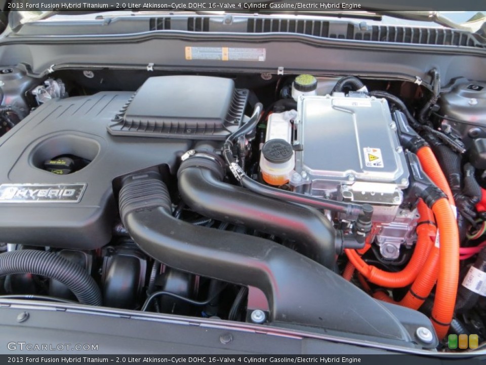 2.0 Liter Atkinson-Cycle DOHC 16-Valve 4 Cylinder Gasoline/Electric Hybrid Engine for the 2013 Ford Fusion #80763414