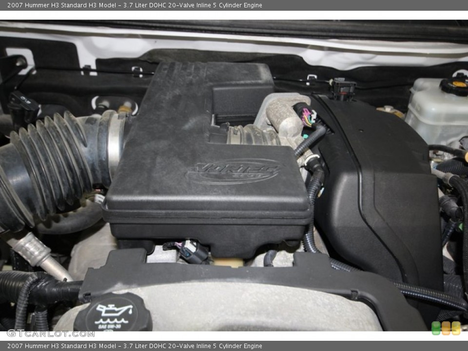 3.7 Liter DOHC 20-Valve Inline 5 Cylinder Engine for the 2007 Hummer H3 #80764380