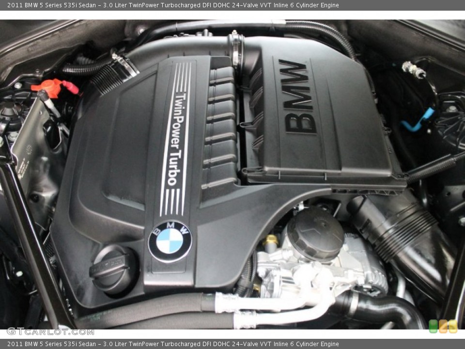 3.0 Liter TwinPower Turbocharged DFI DOHC 24-Valve VVT Inline 6 Cylinder Engine for the 2011 BMW 5 Series #80769581