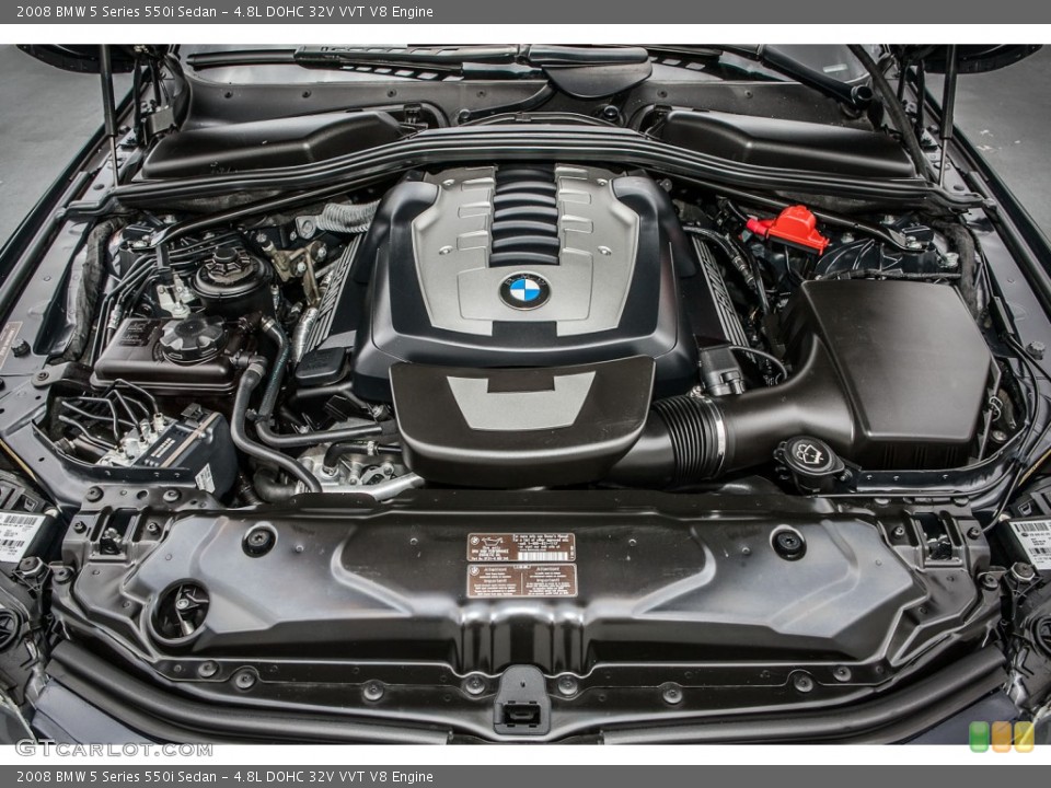 4.8L DOHC 32V VVT V8 Engine for the 2008 BMW 5 Series #80775165