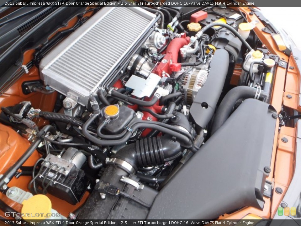 2.5 Liter STi Turbocharged DOHC 16-Valve DAVCS Flat 4 Cylinder Engine for the 2013 Subaru Impreza #80788198