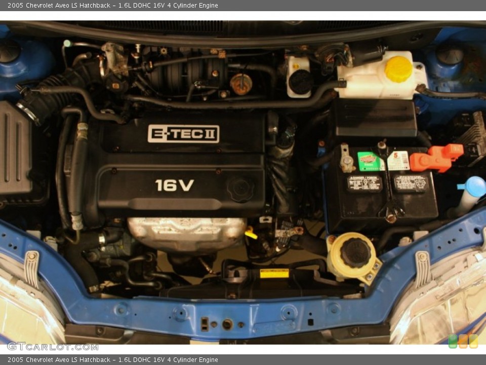 1.6L DOHC 16V 4 Cylinder Engine for the 2005 Chevrolet Aveo #80788720