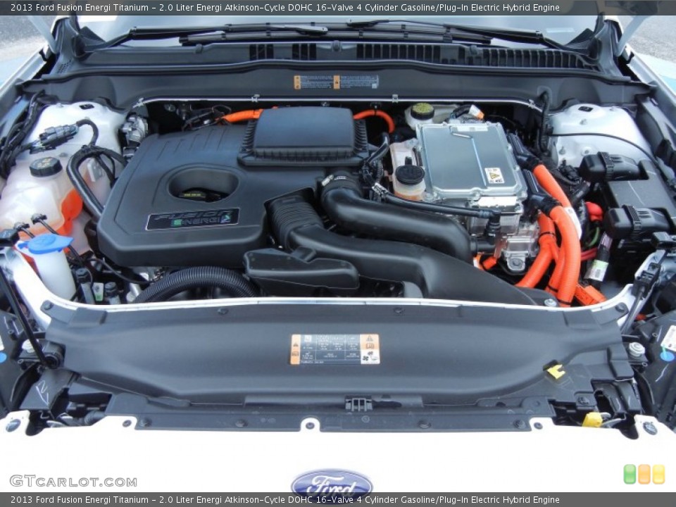 2.0 Liter Energi Atkinson-Cycle DOHC 16-Valve 4 Cylinder Gasoline/Plug-In Electric Hybrid Engine for the 2013 Ford Fusion #80795761