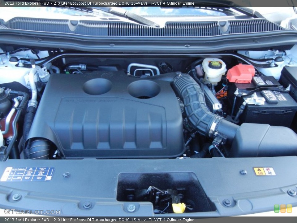 2.0 Liter EcoBoost DI Turbocharged DOHC 16-Valve Ti-VCT 4 Cylinder Engine for the 2013 Ford Explorer #80796075