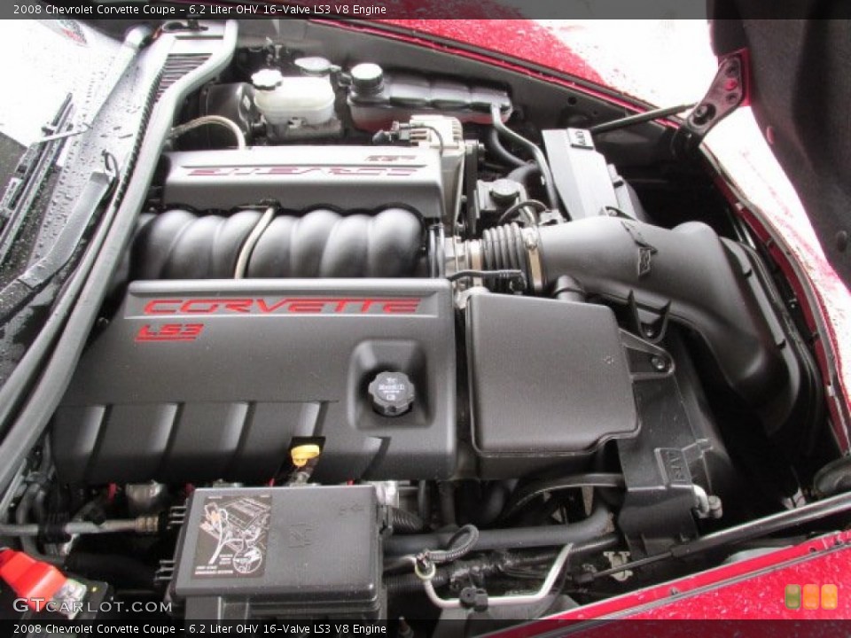 6.2 Liter OHV 16-Valve LS3 V8 Engine for the 2008 Chevrolet Corvette #80796232
