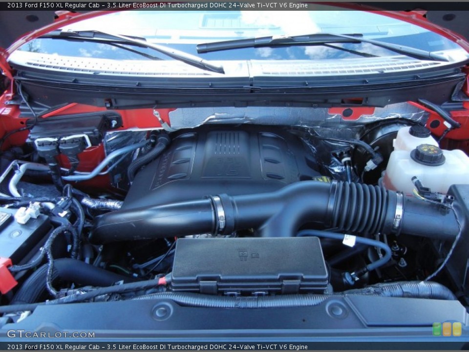 3.5 Liter EcoBoost DI Turbocharged DOHC 24-Valve Ti-VCT V6 Engine for the 2013 Ford F150 #80798818