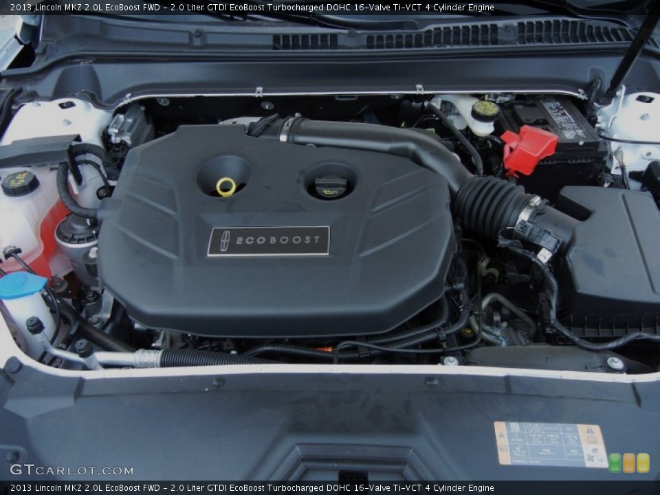 2.0 Liter GTDI EcoBoost Turbocharged DOHC 16-Valve Ti-VCT 4 Cylinder Engine for the 2013 Lincoln MKZ #80800570